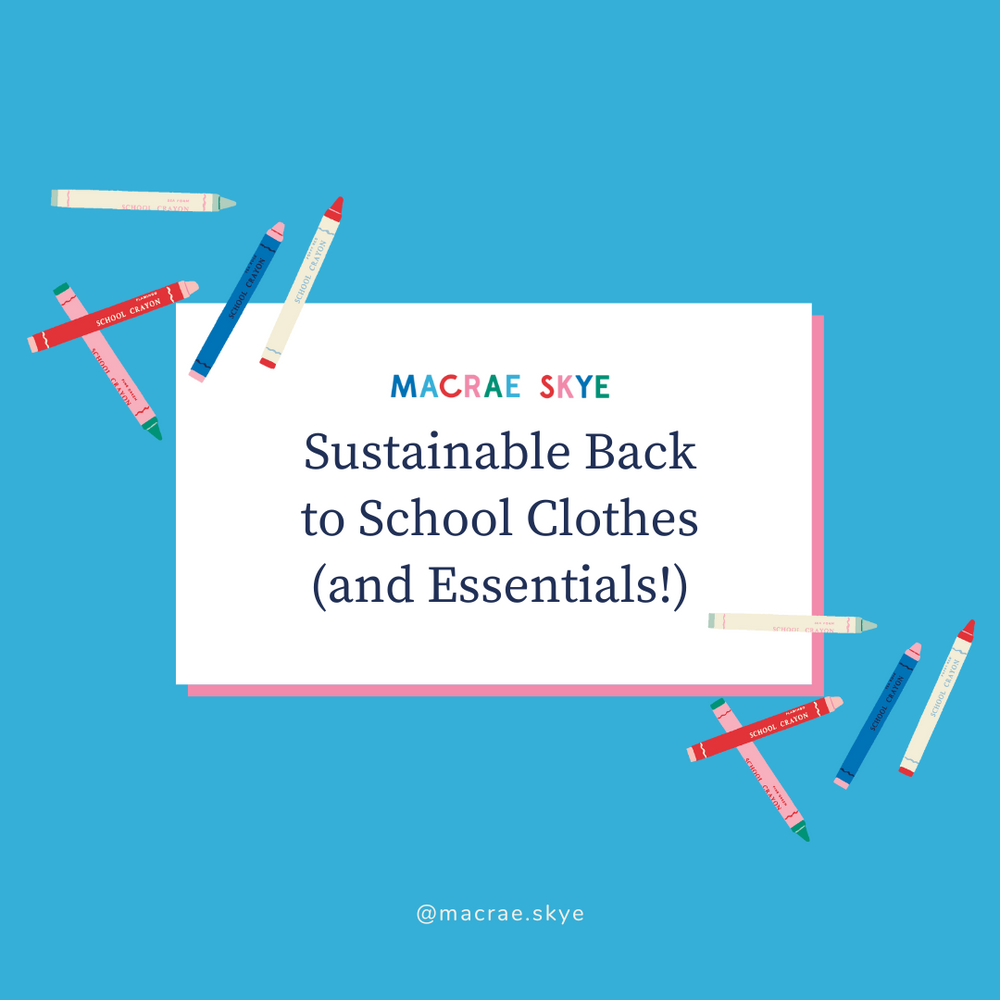 Sustainable Back School Clothes Essentials